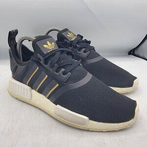 Adidas NMD R1 Womens 8 Black Sneaker Shoes Casual Outdoors Athletic FW6433